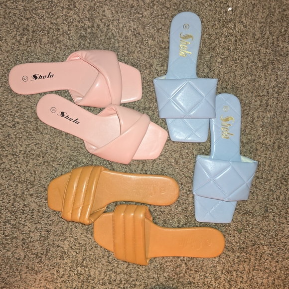 SHEIN Multicolor Sandal Collection 6 Pairs - Picture 3 of 5